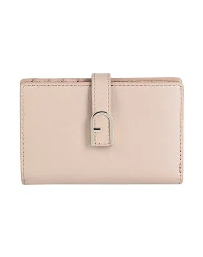 Furla Woman Wallet Dove Grey Size - Calfskin