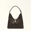 Furla Stylish Shoulder Bag Adjustable Strap In Black