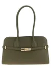 Furla Goccia Dome M Shoulder Bag In Green