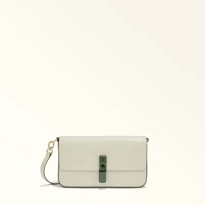 Furla Iride Crossbody Bag In White