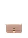 Furla Lock-detail Leather Shoulder Bag In Pink