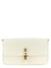 Furla Iride Small Cream Leather Crossbody Bag In White