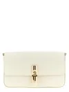 Furla Iride Small Cream Leather Crossbody Bag In White