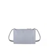 Furla Leather And Chain-link Shoulder Strap Bag In Blue