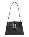 FURLA FURLA FURLA NUVOLA S SHOULDER BAG WOMAN SHOULDER BAG BLACK SIZE - LEATHER