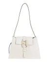 Furla Nuvola S Shoulder Bag Woman Shoulder Bag Ivory Size - Leather In Black