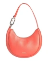 Furla Woman Handbag Coral Size - Calfskin In Red