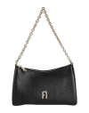 Furla Primula Mini C. Body Doub Woman Handbag Black Size - Leather