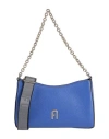 Furla Primula Mini C. Body Doub Woman Handbag Bright Blue Size - Leather