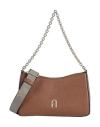 Furla Primula Mini C. Body Doub Woman Handbag Brown Size - Leather