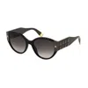 Furla Gucci Gold Metal Optical Glasses In Black