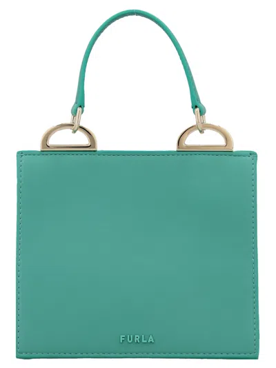 Furla Futura Hand Bags In Green