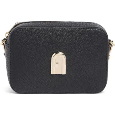Furla Gardenia Mini Camera Case Crossbody Bag In Black