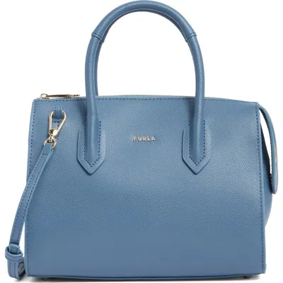 Furla Gardenia Satchel Bag In Blue