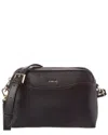 Furla Gea Mini Leather Pochette Crossbody In Black