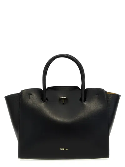 Furla Genesi M Handbag In Black