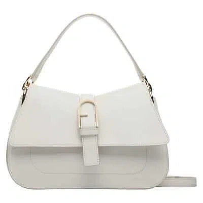 Pre-owned Furla Genuine  Bag Flow M Female White - Wb00996-bx2045-1704s In Multicolor