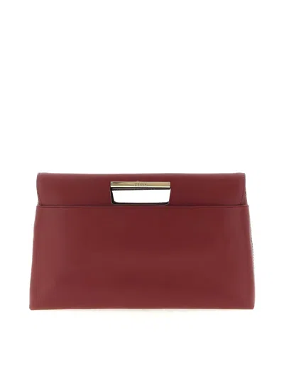 Furla Giada Clutch In Red