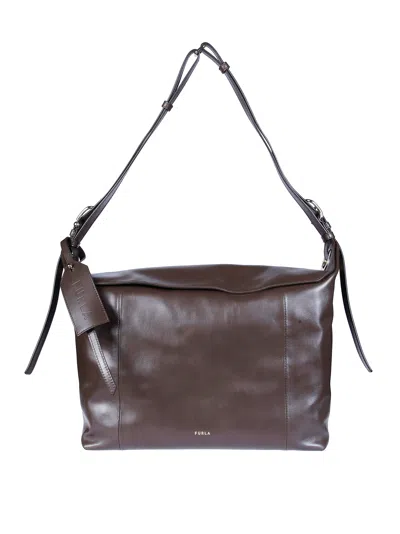 Furla Ginevra L Shoulder Handbag In Burgundy
