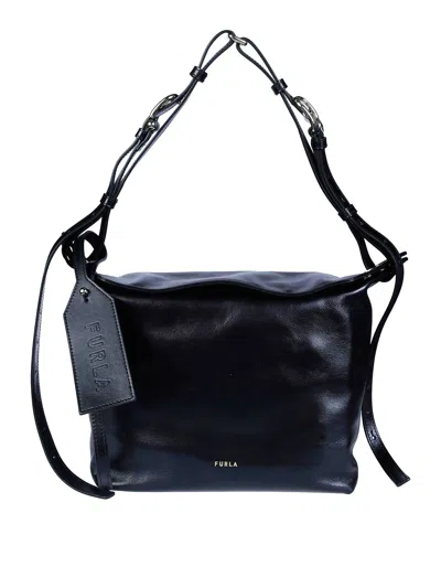 Furla Ginevra M Shoulder Bag In Black