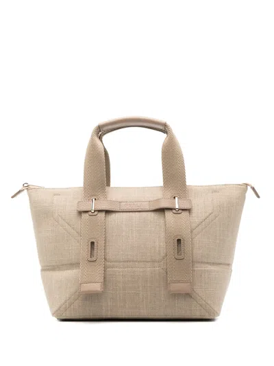 Furla Giove Edra M Tote Bag In Brown