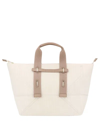 Furla Giove Edra L Tote Bag In White