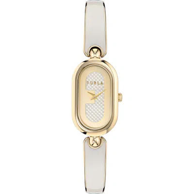 Furla Glamour Chic Bracelet Watch, 19mm X 6.2 Mm In Gold