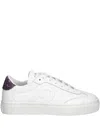 Furla Glitter Detailing Trainers In White