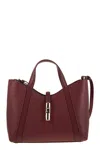 Furla Structured Minimalistic Bag With Clean Lines In Burgundy