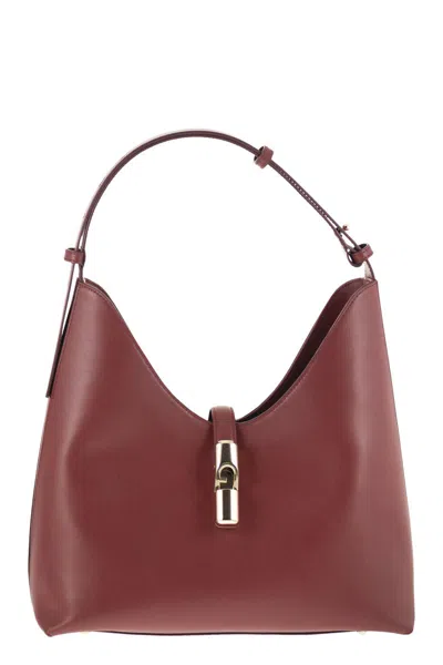 Furla Structured Top Handle Shoulder Bag In Red