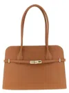 Furla Goccia Dome L Shoulder Bag In Brown