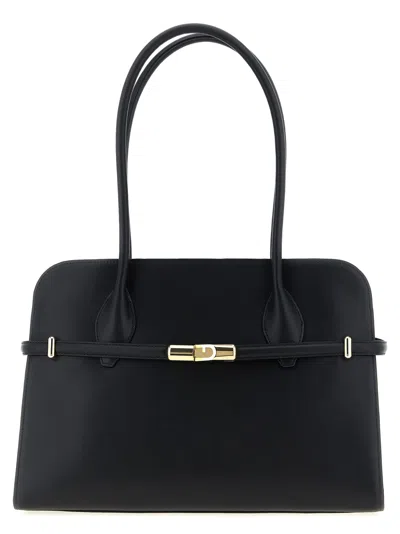 Furla Goccia Dome L Shoulder Bags Black