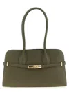 Furla Goccia Dome M Shoulder Bag In Gray
