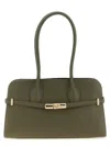 Furla Goccia Dome M Shoulder Bag In Green
