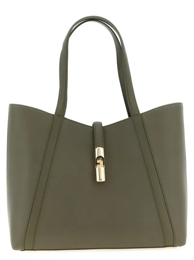 Furla ' Goccia L' Shopping Bag In Gray