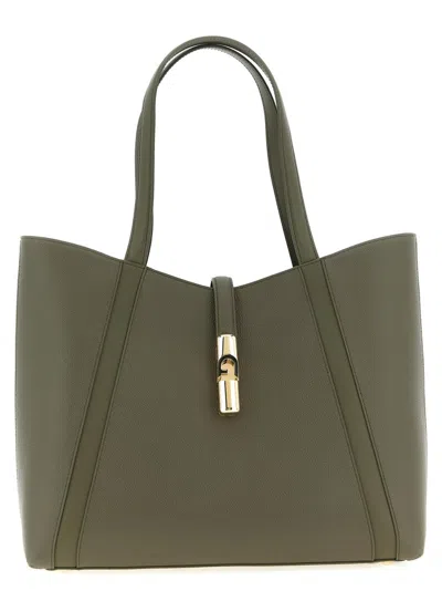 Furla ' Goccia L' Shopping Bag In Gray