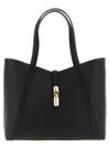 Furla Dual Top Handles Structured Silhouette Shoulder Bag