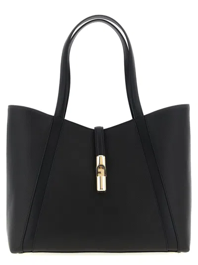 Furla Goccia L Tote Bag Black