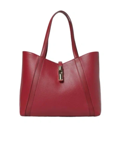 Furla Goccia Large Handbag In Red