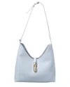 Furla Goccia Medium Leather Hobo Bag In Blue