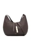Furla Adjustable Strap Shoulder Bag With Gold-tone Hardware In Brown