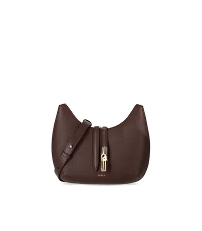 FURLA GOCCIA S CIOCCOLATO CROSSBODY BAG