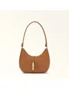 Furla Leather Shoulder Bag In Brown