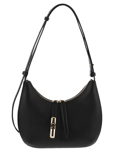 Furla Goccia S Shoulder Bag In Black