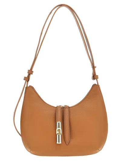 Furla Small Goccia Shoulder Bag In Brown