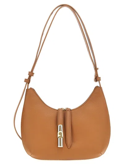 Furla Small Goccia Shoulder Bag In Brown
