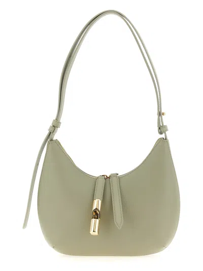 Furla Goccia S Shoulder Bag In Green