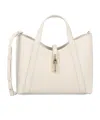 Furla Goccia S Tote Bag In White
