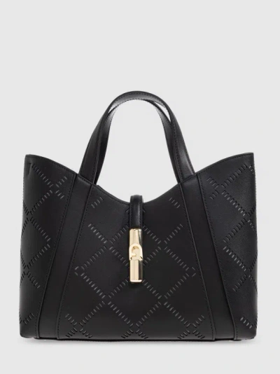 Furla Goccia S Tote In Black