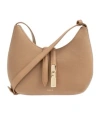Furla Goccia S Zipped Shoulder Bag In Nude